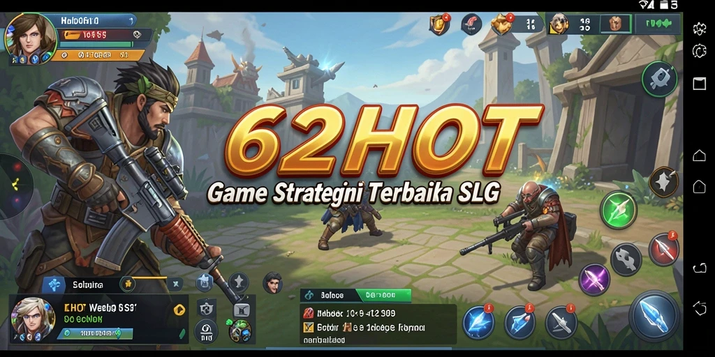 Tangkapan layar gameplay 62HOT menampilkan strategi mendalam dan elemen pertempuran.