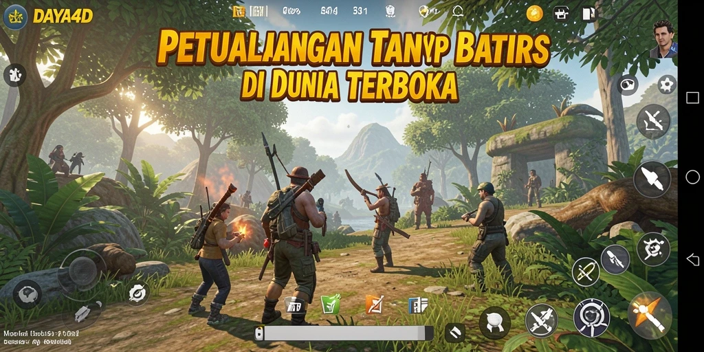 Tampilan gameplay menarik dari dunia Open World DAYA4D.