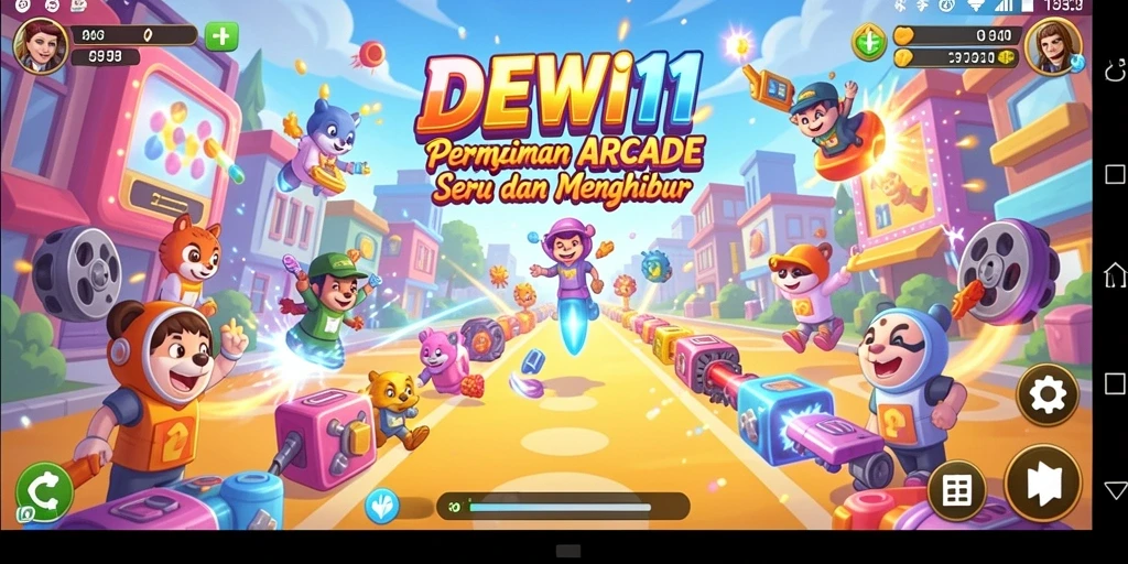 Tampilan gameplay menarik dari DEWI11 dengan aksi seru.