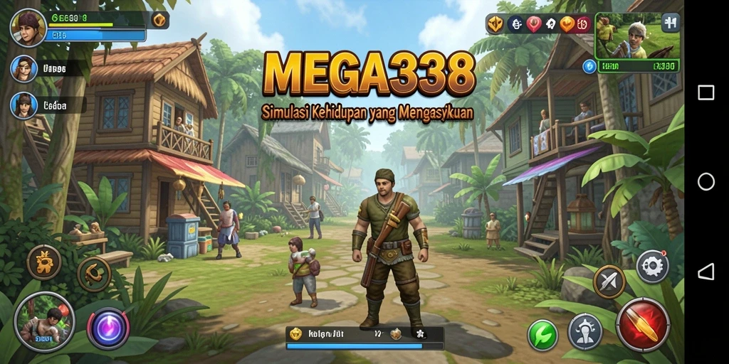 Tampilan gameplay MEGA338 yang imersif dan grafis menawan.