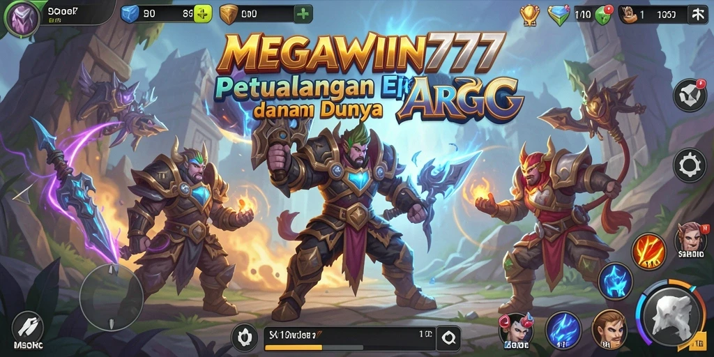 Gameplay mendebarkan di dunia fantasi MEGAWIN777.